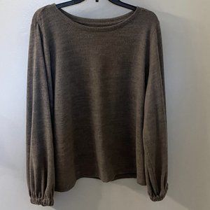 Womens A.N.A. Crew Neck Gray Sweater.  Size XL